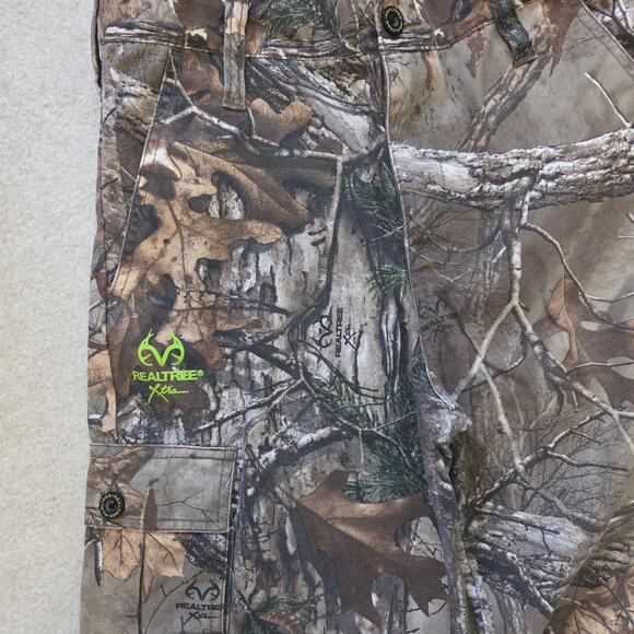 Realtree Xtra Youth XL 14/16 Cargo Camo Pants Brown Tan - Picture 6 of 16
